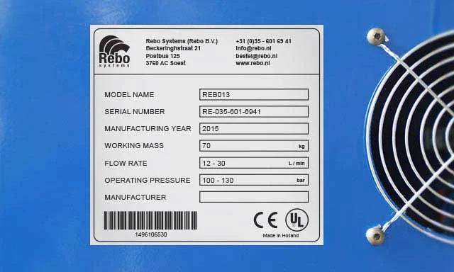 Heavy duty identificatie | Typeplaten