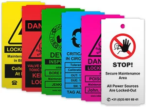 Tags-lockout-tagout Loto tags zelf printen? Wij helpen u op weg!