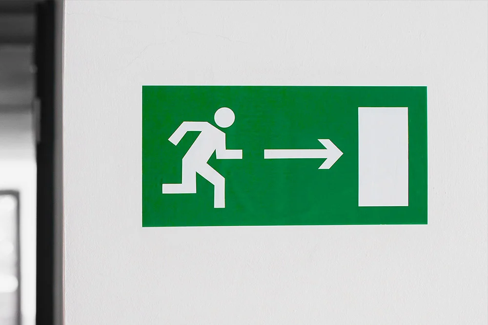 Escape route indication