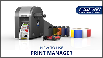 SMS-R1 video | How the (print) manager works