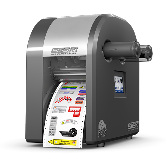SMS-R1  Multi-colour label printer that cuts stickers in any