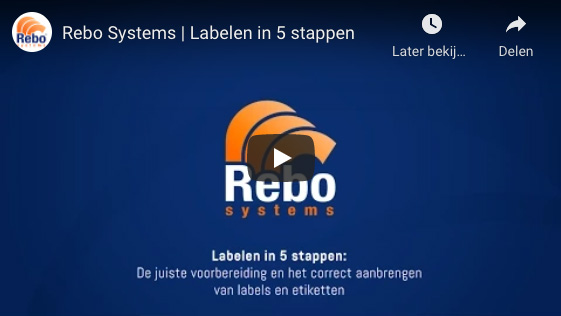 Rebo Systems® | Labelling in 5 steps