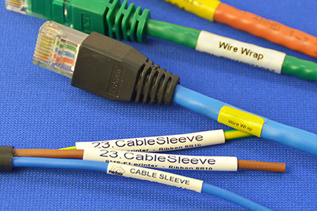 Cable labels | Shrink sleeves and wrap-around labels (wirewraps)