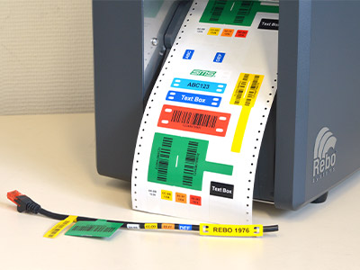 Print cable marking and cable labels yourself | SMS-R1