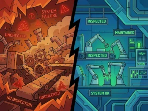 Welke problemen kunnen ontstaan zonder inspectielabels?
