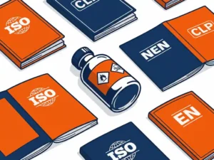 Wat zijn de Europese regels voor etikettering van kleine chemische decantflessen?