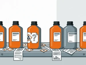 Wat zijn veelgemaakte fouten bij het etiketteren van chemische decantflessen?