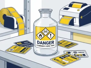 Hoe print je duurzame etiketten voor chemische decantflessen?