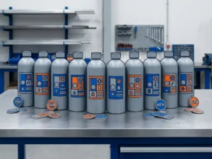 Hoe stel je een etiket in voor meerdere decantflessen tegelijk?